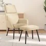 Relax armchair with cream-colored fabric footrest by , Armchairs - Ref: Foro24-3097770, Price: 129,58 €, Discount: %