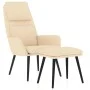 Relax armchair with cream-colored fabric footrest by , Armchairs - Ref: Foro24-3097770, Price: 129,58 €, Discount: %