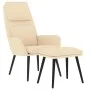 Relax armchair with cream-colored fabric footrest by , Armchairs - Ref: Foro24-3097770, Price: 129,58 €, Discount: %