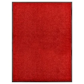Felpudo lavable rojo 90x120 cm de vidaXL, Felpudos - Ref: Foro24-323424, Precio: 62,62 €, Descuento: %