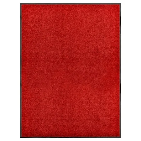 Felpudo lavable rojo 90x120 cm de vidaXL, Felpudos - Ref: Foro24-323424, Precio: 62,62 €, Descuento: %