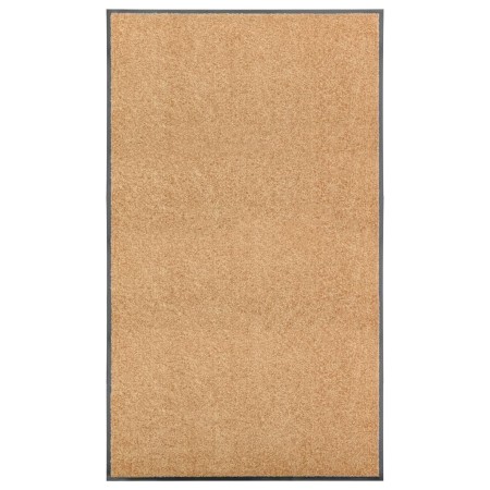 Felpudo lavable crema 90x150 cm de vidaXL, Felpudos - Ref: Foro24-323467, Precio: 68,28 €, Descuento: %