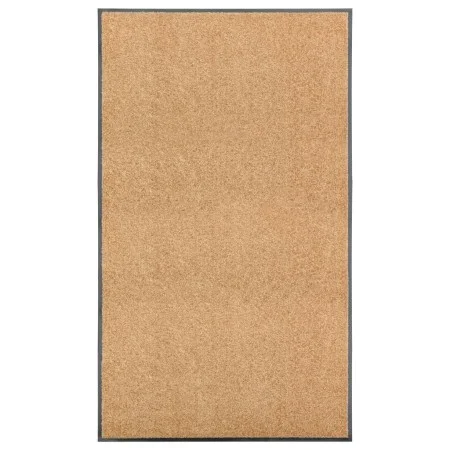 Felpudo lavable crema 90x150 cm de vidaXL, Felpudos - Ref: Foro24-323467, Precio: 64,14 €, Descuento: %