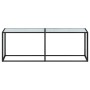 Mesa consola vidrio templado mármol blanco 220x35x75,5 cm de , Mesas auxiliares - Ref: Foro24-331692, Precio: 108,77 €, Descu...