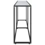 Mesa consola vidrio templado mármol blanco 220x35x75,5 cm de , Mesas auxiliares - Ref: Foro24-331692, Precio: 106,72 €, Descu...
