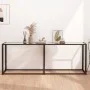Mesa consola vidrio templado transparente 200x35x75,5 cm de , Mesas auxiliares - Ref: Foro24-331686, Precio: 99,28 €, Descuen...