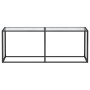 Mesa consola vidrio templado transparente 200x35x75,5 cm de , Mesas auxiliares - Ref: Foro24-331686, Precio: 101,11 €, Descue...