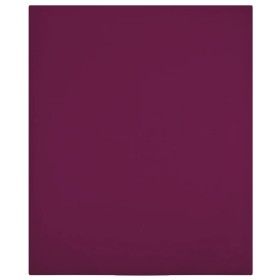 Sábana bajera jersey algodón burdeos 180x200 cm de , Sábanas - Ref: Foro24-136258, Precio: 22,42 €, Descuento: %