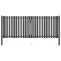 Graue Anthrazit-Stahlgitter-Gartentür 4x1,7 cm von , Gartentore - Ref: Foro24-146335, Preis: 471,07 €, Rabatt: %
