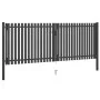 Graue Anthrazit-Stahlgitter-Gartentür 4x1,7 cm von , Gartentore - Ref: Foro24-146335, Preis: 471,07 €, Rabatt: %
