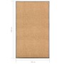 Felpudo lavable crema 90x150 cm de vidaXL, Felpudos - Ref: Foro24-323467, Precio: 68,28 €, Descuento: %