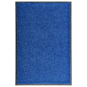 Felpudo lavable azul 60x90 cm de vidaXL, Felpudos - Ref: Foro24-323440, Precio: 37,00 €, Descuento: %
