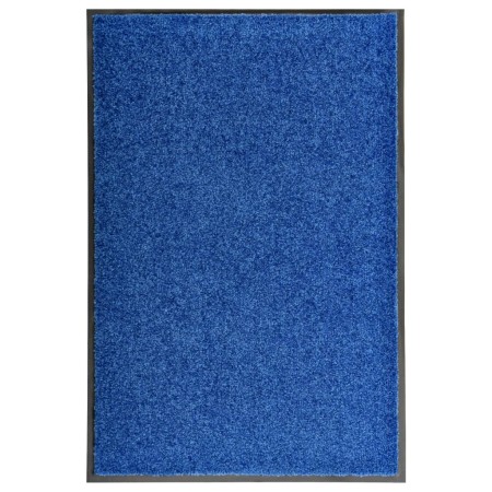 Felpudo lavable azul 60x90 cm de vidaXL, Felpudos - Ref: Foro24-323440, Precio: 37,00 €, Descuento: %