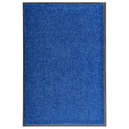 Felpudo lavable azul 60x90 cm de vidaXL, Felpudos - Ref: Foro24-323440, Precio: 36,26 €, Descuento: %