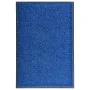 Felpudo lavable azul 60x90 cm de vidaXL, Felpudos - Ref: Foro24-323440, Precio: 36,26 €, Descuento: %