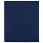 Sábanas bajeras jersey 2 uds algodón azul marino 180x200 cm de , Sábanas - Ref: Foro24-136239, Precio: 30,06 €, Descuento: %