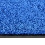 Felpudo lavable azul 60x90 cm de vidaXL, Felpudos - Ref: Foro24-323440, Precio: 37,00 €, Descuento: %