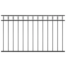 Stahlzaunpaneel 1,7x0,8 m schwarz von , Zaunpaneele - Ref: Foro24-146316, Preis: 65,55 €, Rabatt: %