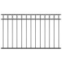 Panel de valla de acero 1,7x0,8 m negro de , Paneles de vallas - Ref: Foro24-146316, Precio: 67,17 €, Descuento: %
