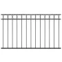 Panel de valla de acero 1,7x0,8 m negro de , Paneles de vallas - Ref: Foro24-146316, Precio: 65,55 €, Descuento: %