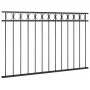Panel de valla de acero 1,7x0,8 m negro de , Paneles de vallas - Ref: Foro24-146316, Precio: 65,55 €, Descuento: %