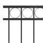 Panel de valla de acero 1,7x0,8 m negro de , Paneles de vallas - Ref: Foro24-146316, Precio: 65,55 €, Descuento: %