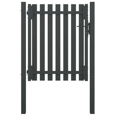 Grau-anthrazitfarbenes Stahlgitter-Gartentor 1x1,5 m von , Gartentore - Ref: Foro24-146328, Preis: 194,25 €, Rabatt: %