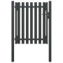 Puerta de valla del jardín de acero gris antracita 1x1,5 cm de , Puertas de jardín - Ref: Foro24-146328, Precio: 203,97 €, De...
