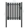 Grau-anthrazitfarbenes Stahlgitter-Gartentor 1x1,5 m von , Gartentore - Ref: Foro24-146328, Preis: 194,25 €, Rabatt: %