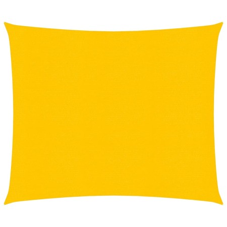 Toldo de vela amarillo HDPE 160 g/m² 3x3 m de , Sombrillas - Ref: Foro24-311549, Precio: 28,63 €, Descuento: %
