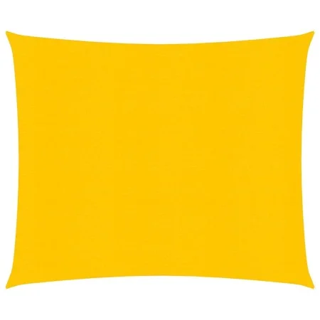 Toldo de vela amarillo HDPE 160 g/m² 3x3 m de , Sombrillas - Ref: Foro24-311549, Precio: 26,80 €, Descuento: %