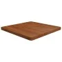Square table top made of dark brown oak wood, 70x70x4 cm by , Table tops - Ref: Foro24-343077, Price: 142,83 €, Discount: %