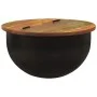 Mesa de centro de madera maciza reciclada negra 50x27 cm de , Mesas de centro - Ref: Foro24-351755, Precio: 107,31 €, Descuen...