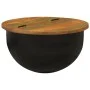 Mesa de centro de madera maciza reciclada negra 50x27 cm de , Mesas de centro - Ref: Foro24-351755, Precio: 107,31 €, Descuen...
