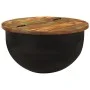 Mesa de centro de madera maciza reciclada negra 50x27 cm de , Mesas de centro - Ref: Foro24-351755, Precio: 107,31 €, Descuen...