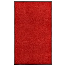 Felpudo lavable rojo 90x150 cm de vidaXL, Felpudos - Ref: Foro24-323425, Precio: 66,88 €, Descuento: %