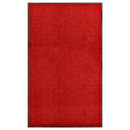Felpudo lavable rojo 90x150 cm de vidaXL, Felpudos - Ref: Foro24-323425, Precio: 68,28 €, Descuento: %
