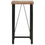 Mesa alta de hierro y madera maciza reciclada 55x55x107 cm de , Mesas de cocina y de comedor - Ref: Foro24-356372, Precio: 20...