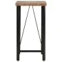Mesa alta de hierro y madera maciza reciclada 55x55x107 cm de , Mesas de cocina y de comedor - Ref: Foro24-356372, Precio: 21...