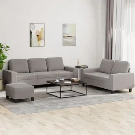 Juego de sofás 3 piezas tela gris taupe de , Sofás - Ref: Foro24-3201913, Precio: 570,61 €, Descuento: %
