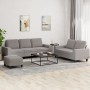 Juego de sofás 3 piezas tela gris taupe de , Sofás - Ref: Foro24-3201913, Precio: 580,12 €, Descuento: %