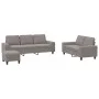 Juego de sofás 3 piezas tela gris taupe de , Sofás - Ref: Foro24-3201913, Precio: 570,61 €, Descuento: %