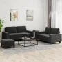 Juego de sofás 3 piezas tela negro de , Sofás - Ref: Foro24-3201894, Precio: 472,49 €, Descuento: %