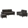 Juego de sofás 3 piezas tela negro de , Sofás - Ref: Foro24-3201894, Precio: 472,49 €, Descuento: %