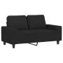 Juego de sofás 3 piezas tela negro de , Sofás - Ref: Foro24-3201894, Precio: 472,49 €, Descuento: %