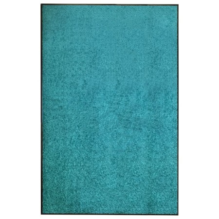 Felpudo lavable azul cian 120x180 cm de vidaXL, Felpudos - Ref: Foro24-323462, Precio: 84,25 €, Descuento: %