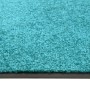 Felpudo lavable azul cian 120x180 cm de vidaXL, Felpudos - Ref: Foro24-323462, Precio: 84,25 €, Descuento: %