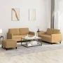 Juego de sofás 3 piezas terciopelo marrón de , Sofás - Ref: Foro24-3201991, Precio: 465,90 €, Descuento: %