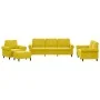 Set of sofas with 4 pieces of yellow velvet cushions by , Sofas - Ref: Foro24-3202186, Price: 691,78 €, Discount: %