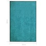 Felpudo lavable azul cian 120x180 cm de vidaXL, Felpudos - Ref: Foro24-323462, Precio: 84,25 €, Descuento: %